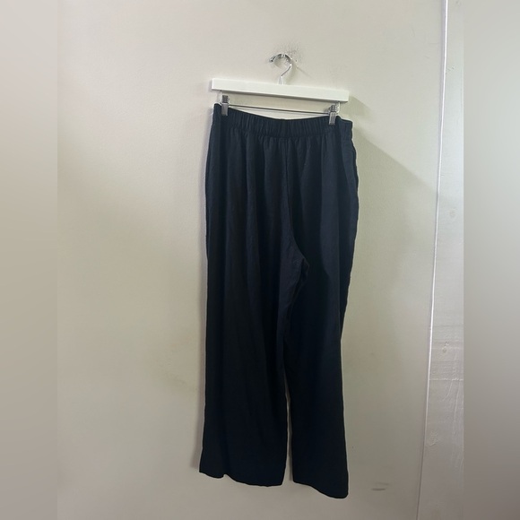 Abercrombie navy wide leg high rise pants large short - Picture 4 of 4